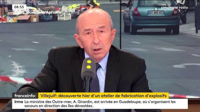 #Villejuif Les interpellés "parlent d'avoir voulu faire sauter des guichets de banque" Collomb