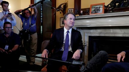 Le juge Brett Kavanaugh, le 11 juillet 2018 à Washington (Etats-Unis). (LEAH MILLIS / REUTERS)