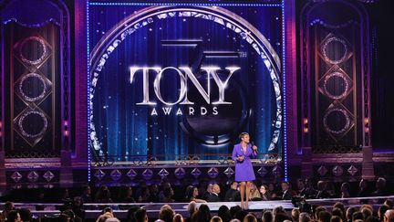 La 75e édition des Tony Awards, à New York, le 12 juin 2022.&nbsp; (THEO WARGO / GETTY IMAGES NORTH AMERICA)