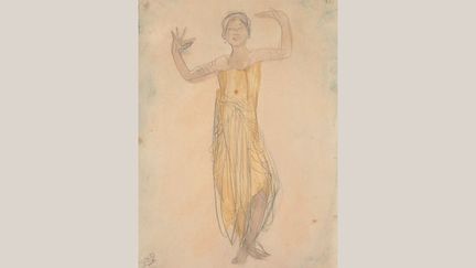 Danseuse cambodgienne de face
 (Musée Rodin. Photo : Jean de Calan)