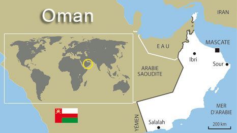 CARTE OMAN (AFP/LF)