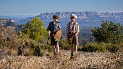 A l'occasion de la récente sortie au cinéma du film de Christophe Barratier&nbsp; "Le&nbsp;temps&nbsp;des secrets" de Marcel Pagnol, la ville d'Aubagne a créé un jeu de piste au pied du massif du Garlaban pour partir sur les traces de ses héros. (Jean-Claude-Lother)