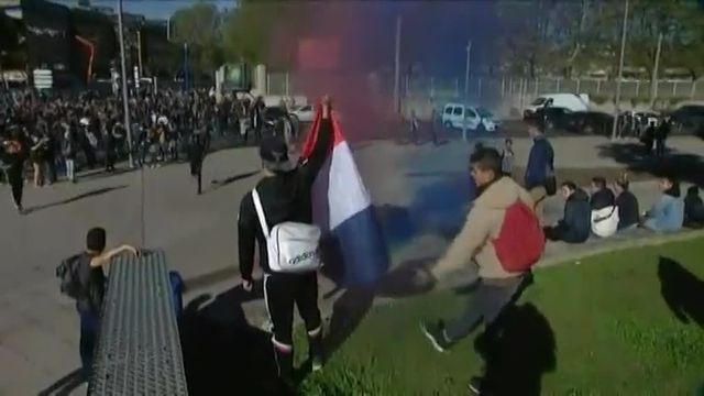 Manifestation lycéenne à Montpellier