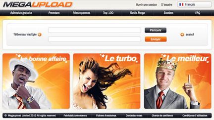 Passant au travers des mailles du filet de l'Hadopi, l'audience de Megaupload a crû de 35% en un an (DR)