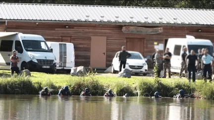 Disparition de Lina : des gendarmes-plongeurs sondent les étangs (France 2)