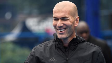 L'ancien joueur de football Zinedine Zidane, le 11 juin 2018. (ERIC FEFERBERG / AFP)