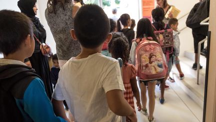 Des enfants dans une école maternelle (photo d'illustration) (BRUNO LEVESQUE / MAXPPP)