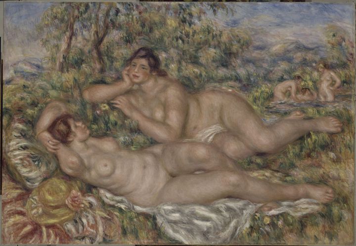 Les Baigneuses, de Pierre-Auguste Renoir, en 1919.&nbsp; (Musée d’Orsay, Dist. RMN-Grand Palais / Patrice Schmidt)