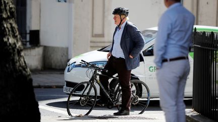 Le Premier ministre britannique, Boris Johnson, à Londres, le 31 juillet 2018. (TOLGA AKMEN / AFP)