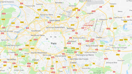 Les faits se sont déroulés à Livry-Gargan, en Seine-Saint-Denis. (CAPTURE ECRAN GOOGLE MAPS)