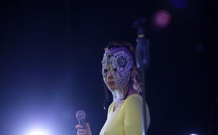 La chanteuse a envoûté le public du théâtre antique
 (LoLL Willems)