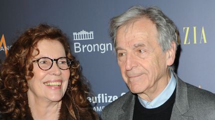 Michèle Rey-Gavras et Costa Gavras à Paris en 2014.
 (PJB/SIPA)