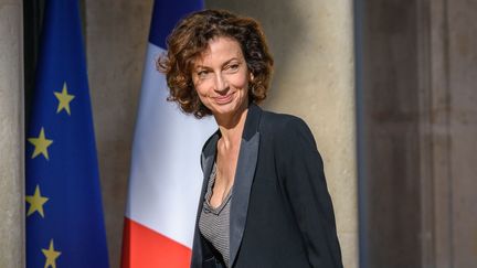 Audrey Azoulay ministre de la Culture le 22 août à l'Elysée
 (Julien Mattia / NurPhoto)