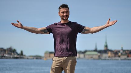 Sergueï Lazarev, candidat de la Russie à l'Eurovision, le 12 mai 2016
 (Vladimir Astapkovich / RIA Novosti / AFP)