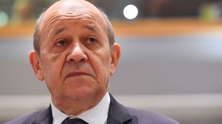 Jean-Yves Le Drian, à Bruxelles le 15 juillet 2019 (photo d'illustration) (JOHN THYS / AFP)