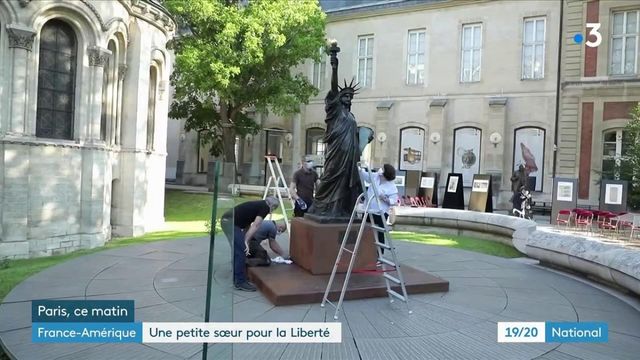 France-Amérique : une deuxième Statue de la liberté, plus petite, est en  route