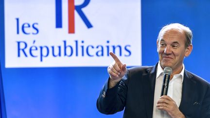 Le candidat à la présidence des Républicains, Daniel Fasquelle, le 27 août 2017 au Touquet (Pas-de-Calais). (PHILIPPE HUGUEN / AFP)