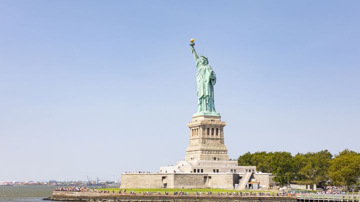 L'ossature en métal de la statue de la Liberté a été conçue par l'ingénieur français Gustave Eiffel. (GRIMBERG DIDIER / HEMIS.FR / HEMIS.FR)