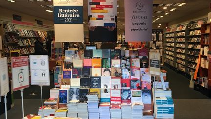 Une librairie Club à Bruxelles, le 23 octobre 2021. (LCA/ Franceinfo Culture)