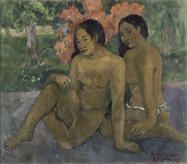 Paul Gauguin (1848-1903), "Et l'or de leur corps", 1901. Mus&eacute;e d&rsquo;Orsay, Paris. Huile sur toile. 67 x 79 cm. (RMN-GRAND PALAIS (MUSÉE D'ORSAY) / HERVÉ LEWANDOWSKI)