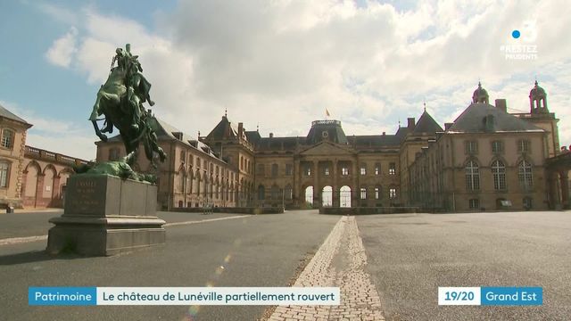 Le château de Lunéville rouvre partiellement ses portes