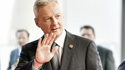 Bruno Le Maire, à Vienne (Autriche), le 8 setembre 2018.&nbsp; (HANS PUNZ / APA / AFP)