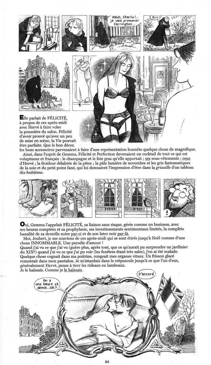 Planche de “Gemma Bovery”
 (Denoël Graphic )