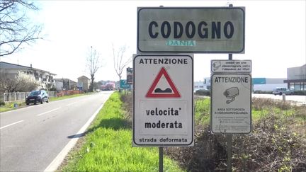 Codogno (Lombardie), le 16 mars 2020. (GILLES GALLINARO / RADIO FRANCE)