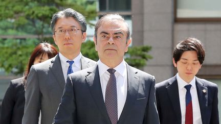 Carlos Ghosn, le 23 mai 2019 au Japon. (ICHIRO OHARA / YOMIURI / AFP)