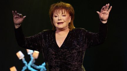 La chanteuse Régine sur scène en 2004 à Paris. (BERTRAND GUAY / AFP)