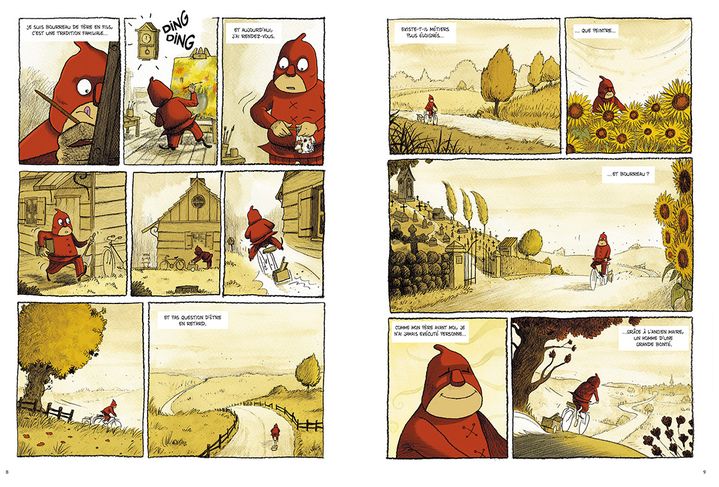 Extrait 1 planche "Le petit bourreau de Montfleury"
 (Sarbacane éditions )