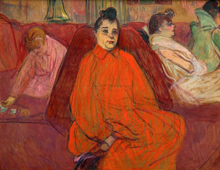 Henri de Toulouse-Lautrec, "Le Divan", vers 1893, São Paulo, museu de arte de Sao Paulo (© Museu de arte de Sao Paulo / Photo João Musa)