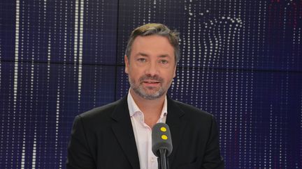 Arnaud Leroy, membre de la direction collégiale LREM. (RADIO FRANCE / JEAN-CHRISTOPHE BOURDILLAT)