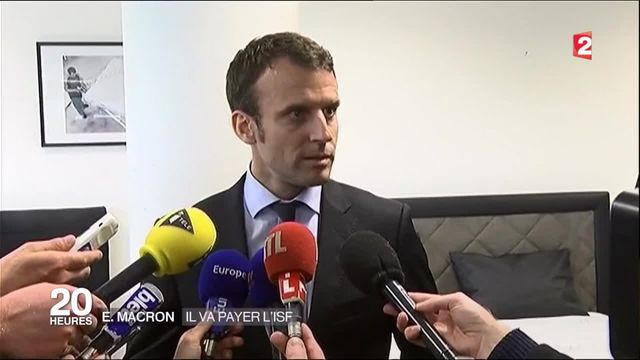 "Je suis en règle avec l'administration fiscale" assure Macron