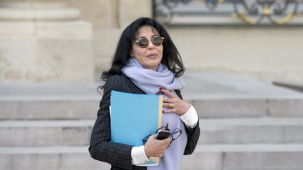 Yamina Benguigui, la ministre de la Francophonie, &agrave; l'Elys&eacute;e, le 26 mars 2014. (ALAIN JOCARD / AFP)