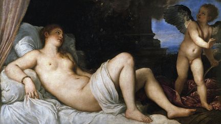 "Danaé", peinture sur toile réalisée par l'atelier de Titien, 1544-1545.&nbsp;Musée national de Capodimonte de Naples. (FINE ART / CORBIS HISTORICAL VIA GETTY IMAGES)