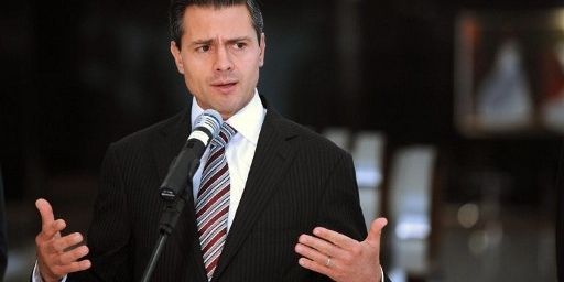 Le président élu du Mexique Enrique Peña Nieto. (PEDRO LADEIRA / AFP)