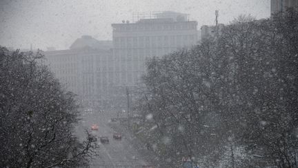 Les habitants de Kiev se préparent à l'arrivée de l'hiver. Photo d'illustration. (DANYLO ANTONIUK / ANADOLU AGENCY)