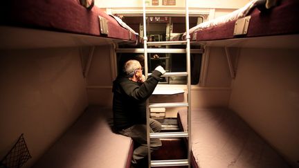 Parme les priorités du plan de relance : les trains de nuit. Ici, des couchettes dans un train effectuant la ligne Nice - Paris. (NICOLAS VALLAURI / MAXPPP)