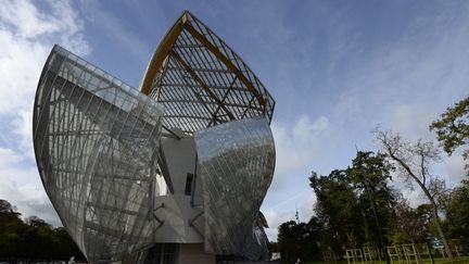 La Fondation Louis Vuitton inaugurée en octobre 2014 dans le bois de Boulogne, à Paris. (BERTRAND GUAY / AFP)