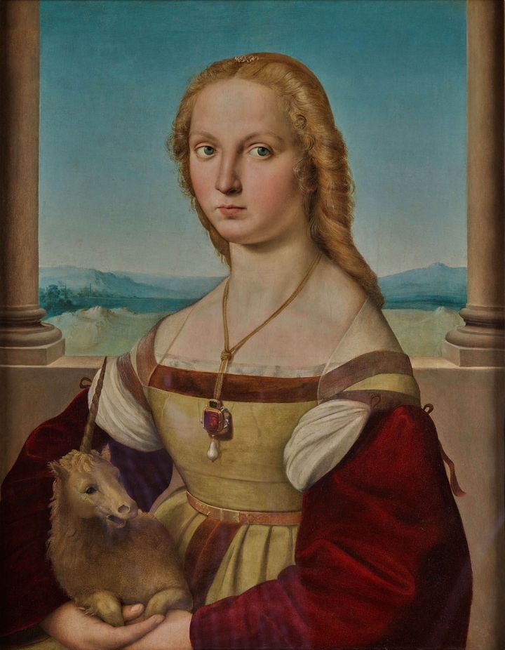 La Dame à la licorne de Raphaël (Galleria Borghese / ph. Mauro Coen)