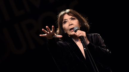 Juliette Gréco au Printemps de Bourges, lors de sa tournée d'adieu (24 avril 2015)
 (Stéphanie Para / PhotoPQR / Berry Républicain / MaxPPP)