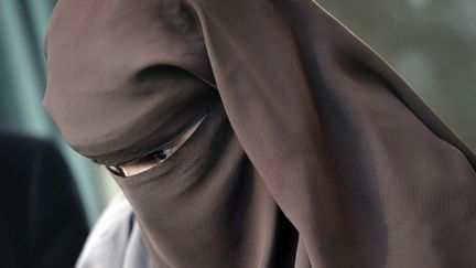 Une femme int&eacute;gralement voil&eacute;e devant le tribunal de police de Paris, le 12 d&eacute;cembre 2011. (MIGUEL MEDINA / AFP)