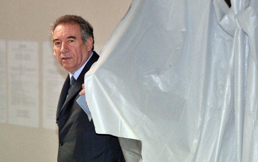 François Bayrou  a été le premier des candidats à voter. (Afp)