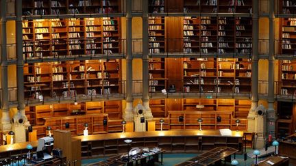 La salle ovale de la Bnf Richelieu 
 (FRANCOIS GUILLOT / AFP)