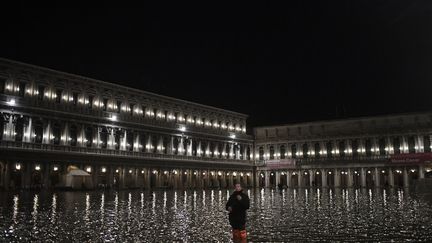 La place Saint-Marc, le 12 novembre 2019 à Venise (Italie). (MARCO BERTORELLO / AFP)