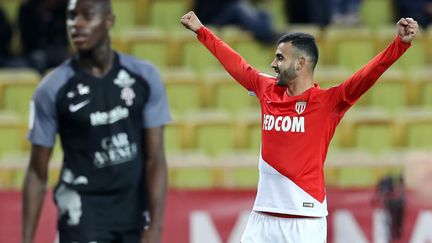 Rachid Ghezzal, buteur pour Monaco contre Metz (VALERY HACHE / AFP)