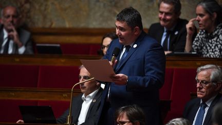 Julien Borowczyk, le 15 mai 2019 à l'Assemblée nationale. (CHRISTOPHE ARCHAMBAULT / AFP)