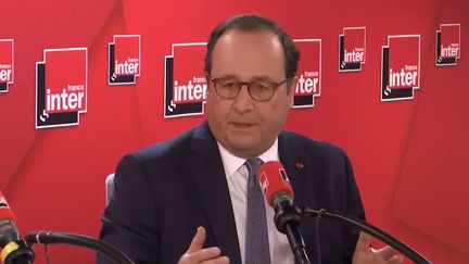 François Hollande, invité de France Inter le 18 décembre 2019. (FRANCEINTER / RADIOFRANCE)