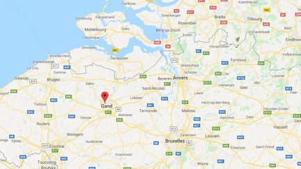 Une femme a poignardé quatre passants à Gand, en Belgique, dimanche 2 février 2020. (GOOGLE MAPS)